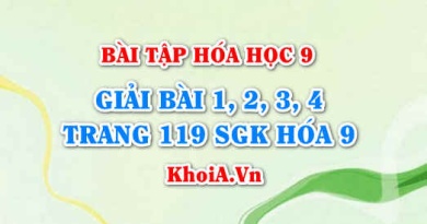 Bài tập Etilen C2H4: Giải bài 1, 2, 3, 4 trang 119 SGK Hóa 9